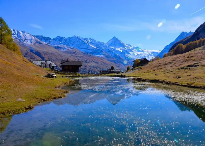 Idyllic Chalet In Evolene, With View On The Dent Blanche And The Mountains