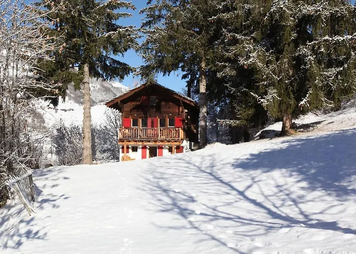 Idyllic Chalet In Evolene, With View On The Dent Blanche And The Mountains