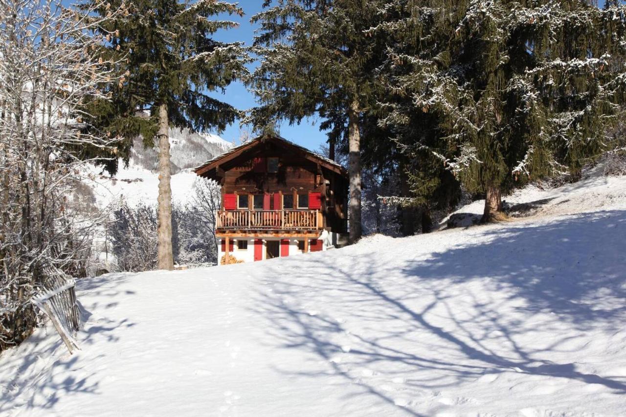 Idyllic In Evolene, With View On The Dent Blanche And The Mountains *