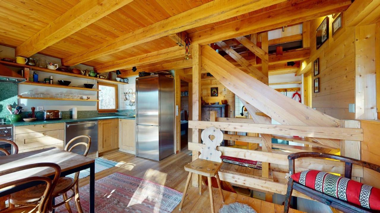 Idyllic In Evolene, With View On The Dent Blanche And The Mountains Apartment Evolène