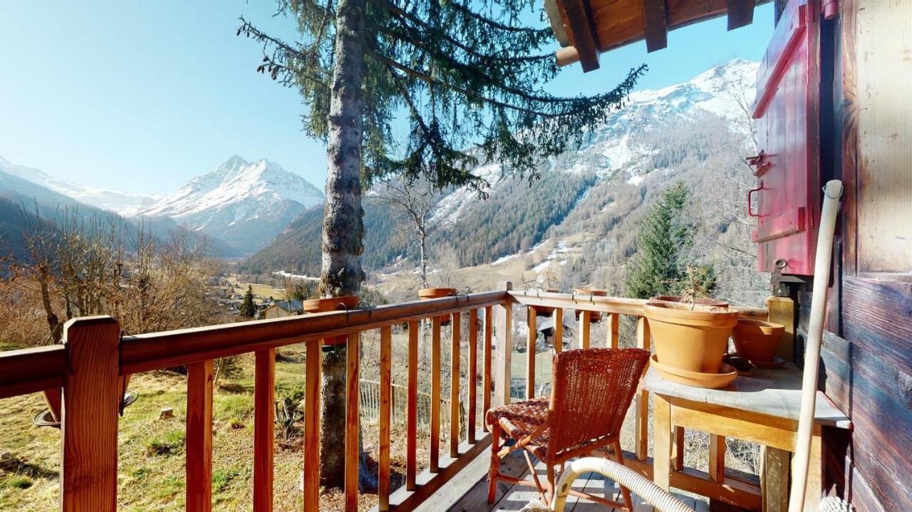 Idyllic In Evolene, With View On The Dent Blanche And The Mountains